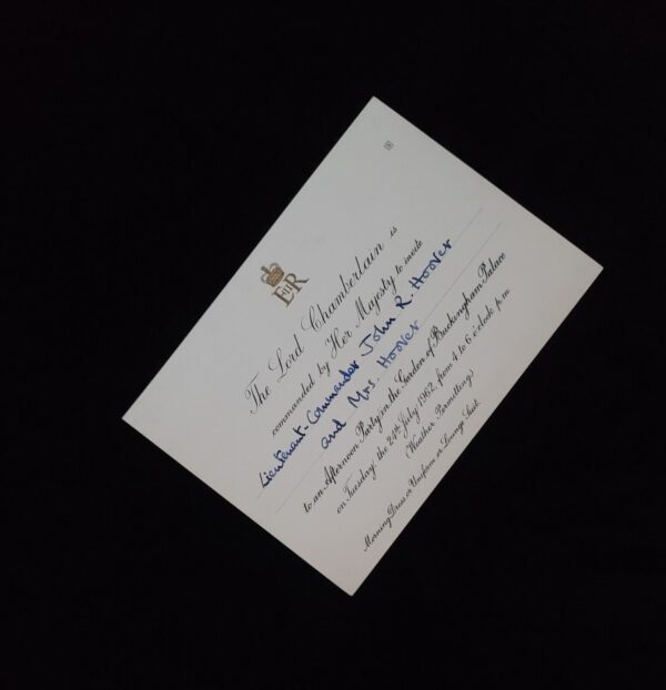 Queen Elizabeth II Invitation Buckingham Palace Garden Party British Royalty UK - Image 5