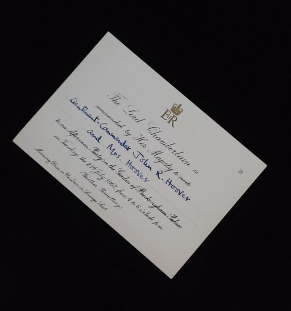 Queen Elizabeth II Invitation Buckingham Palace Garden Party British Royalty UK - Image 8