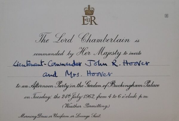 Queen Elizabeth II Invitation Buckingham Palace Garden Party British Royalty UK - Image 22