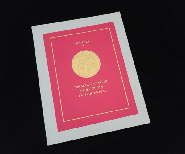 1957 Statutes Order of The British Empire Booklet Elizabeth II OBE Document Book - Image 3