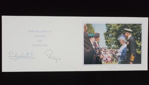 2004 Queen Elizabeth II Signed Royal Christmas Card British Royalty Autograph UK - Image 22