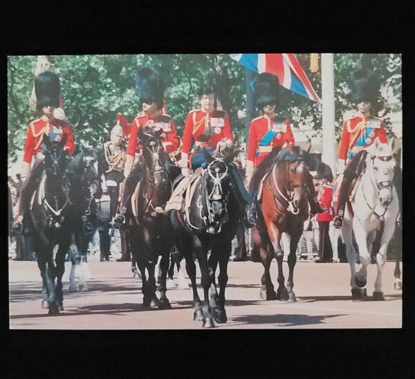 1986 Queen Elizabeth II Autograph Royal Christmas Card British Royalty Prince UK