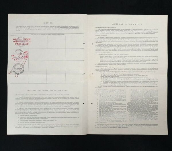 Rare HM Queen Elizabeth II ERII Royal Crown Land Grant Royalty Document Seal UK - Image 3