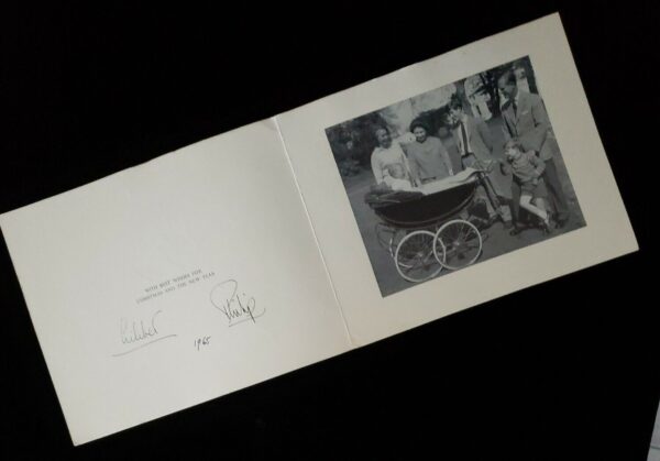 ULTRA RARE Queen Elizabeth II Signed LILIBET Autograph Royalty Document Card UK - Image 9