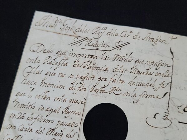 Royalty Spanish King Signed Antique Royal Seal Charles II Spain Letter Document - Image 4