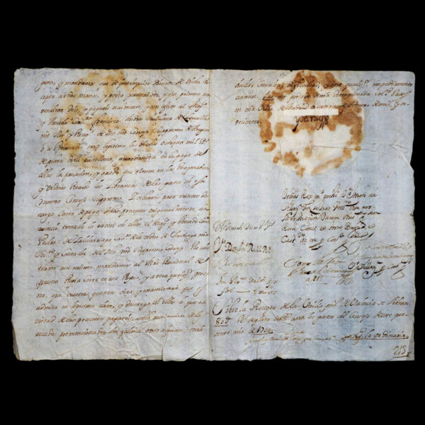 1700 King Charles II Spain Signed Document Royal Manuscript Autograph Royalty ES