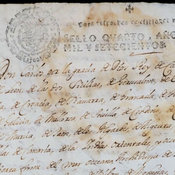 1700 King Charles II Spain Signed Document Royal Manuscript Autograph Royalty ES - Image 10