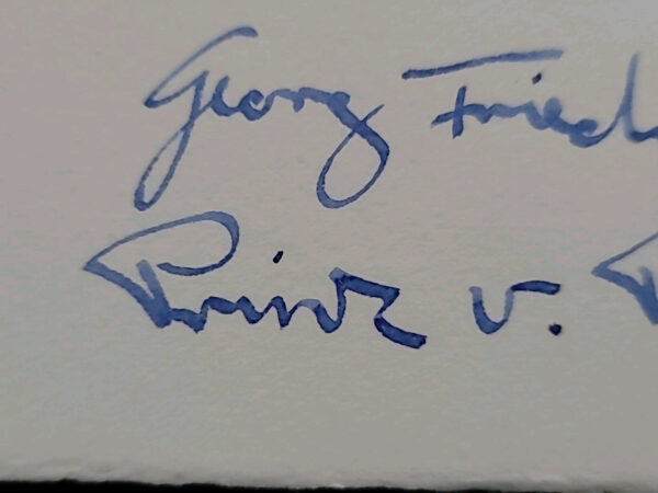 Georg Friedrich Prince of Prussia Signed Autograph Royal Card Prussian Royalty  - Image 15