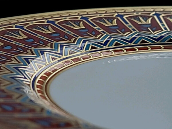 Sultan of Oman Qaboos bin Said Al Said Royal Sevres Dinner Plate Tughra Royalty - Image 18