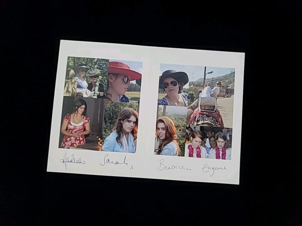 Prince Andrew Signed Sarah Duchess of York Autograph Beatrice Eugenie Royal Card - Image 5