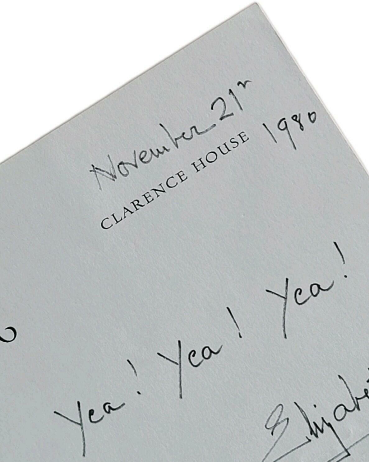 Queen Elizabeth Signed Royal Letter Chancellor Minister Norman St John-Stevas UK - Image 13