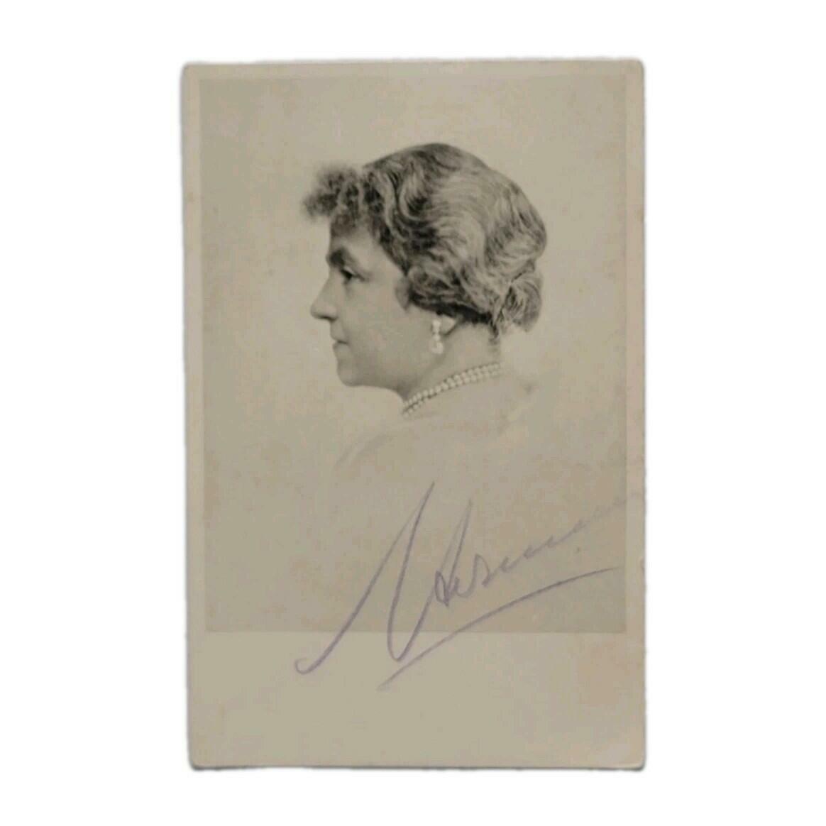 Empress Hermine Signed Royal Presentation Photo German Royalty Kaiser Wilhelm II - Image 2