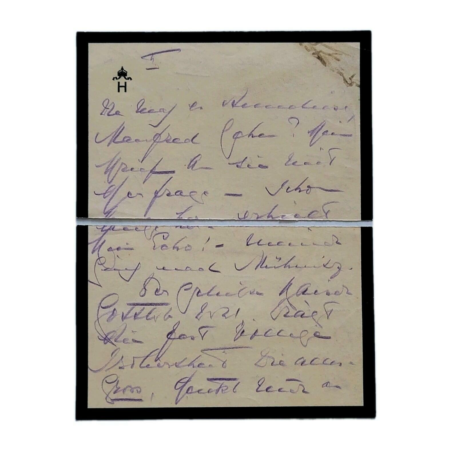 Empress Hermine Signed Royal Letter to Manfred von Richthofen Kaiser Wilhelm II - Image 19