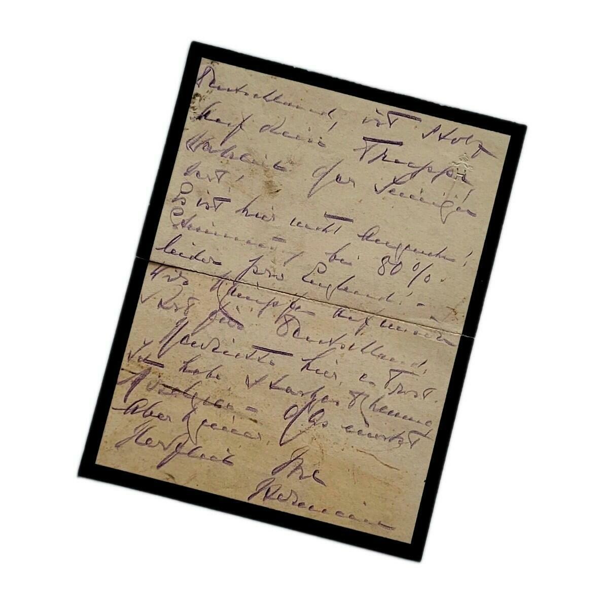 Empress Hermine Signed Royal Letter to Manfred von Richthofen Kaiser Wilhelm II - Image 2