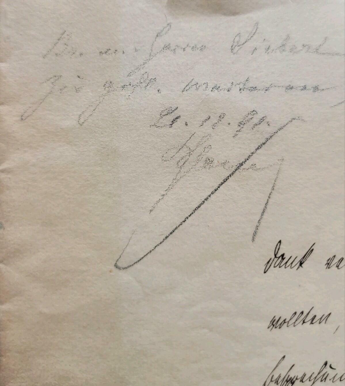Otto Von Bismarck Signed Handwritten Historical Manuscript Letter Personal Taxes - Image 2