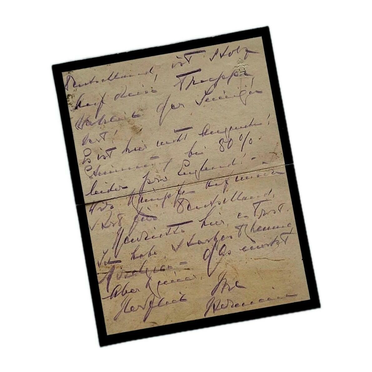 Empress Hermine Signed Royal Letter to Manfred von Richthofen Kaiser Wilhelm II - Image 7