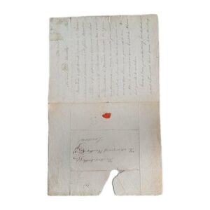 1815 Stothert Battle of Waterloo Letter Marquess Huntly Defeat of Napoleon Bath