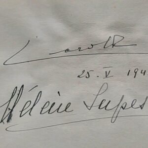 Romania King Carol I & Elena Lupes Signed Royal Autograph Album Page Royalty RO